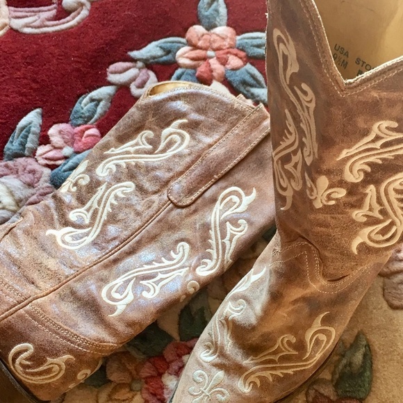 Corral Shoes - CORRAL CORTEZ DISTRESSED COWGIRL BOOTS-SNIP TOE